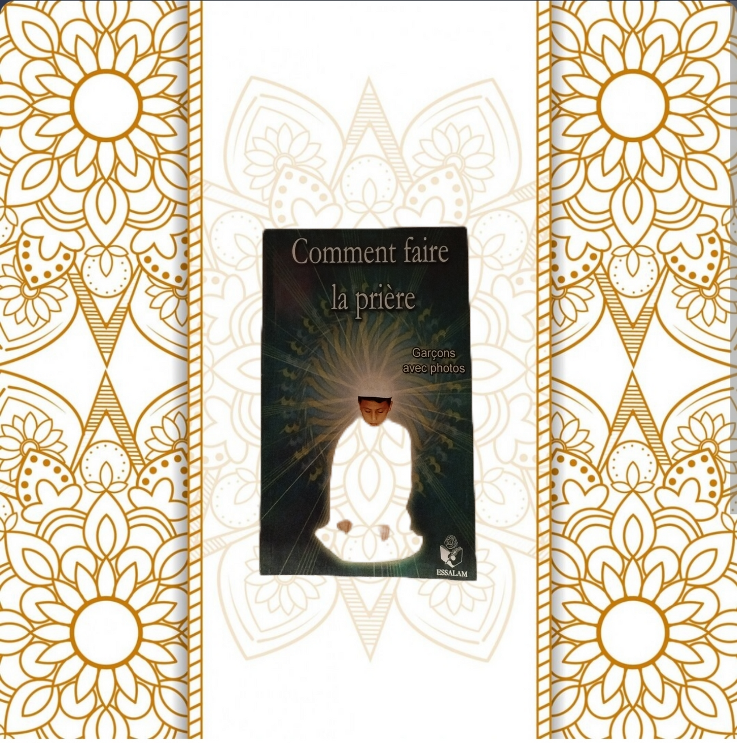 Coffret prière personnalisé confort garçon qamis tapis de prière personnalisable apprendre prière citadelle du petit musulmans My Tijara