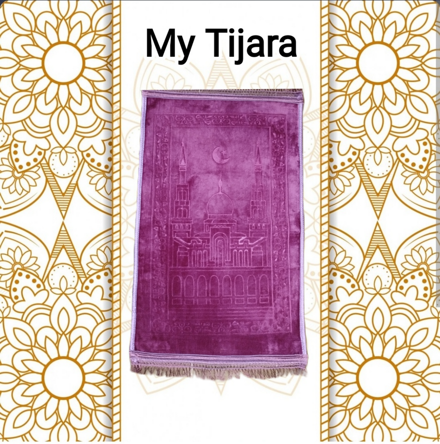 Coffret prière islam mère fille prière jilbab enfant et adulte tapis de prière musc tesnime tasbih