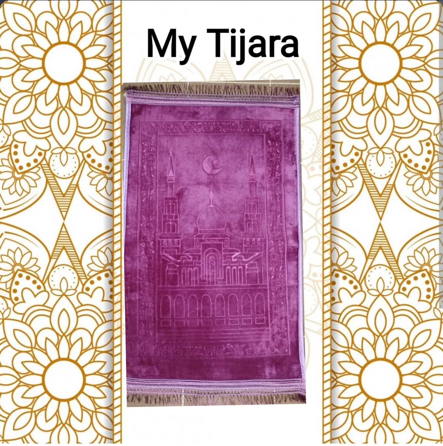 Hijab et tapis prière islam pour jeunes musulmanes tapis de prière Hijab fille tasbih musc dans coffret