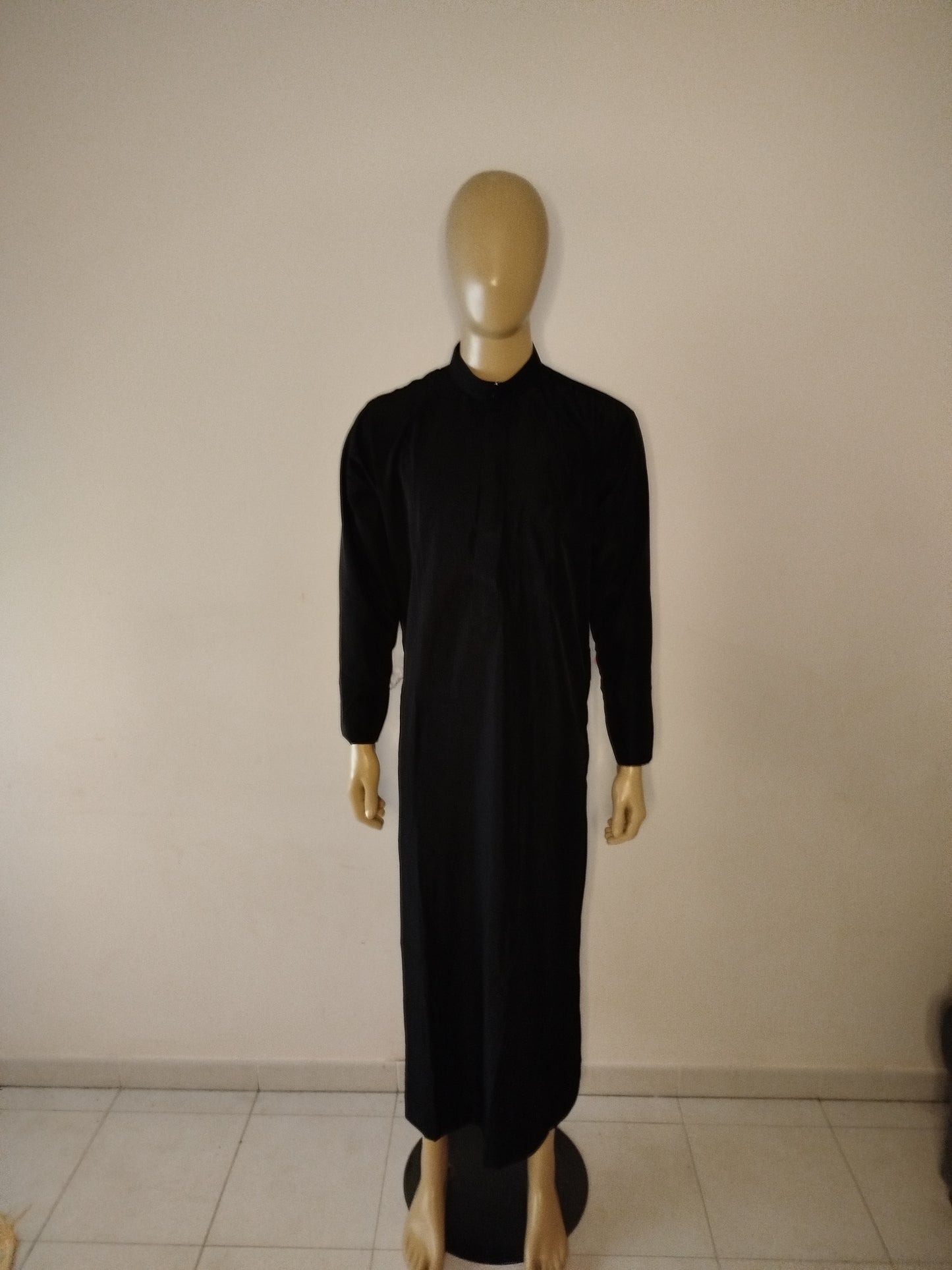 Qamis manche longue noir