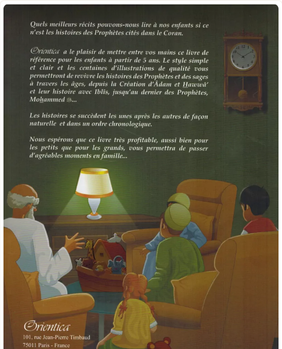 Les Histoires des Prophètes racontées aux enfants - Amina Rekad - Orientica