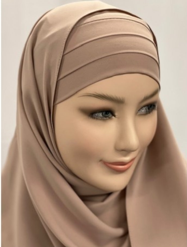 Coffret 4 hijab Soie de Médine tasbih aid, fête religieuse, ramadan, coffret islam,
