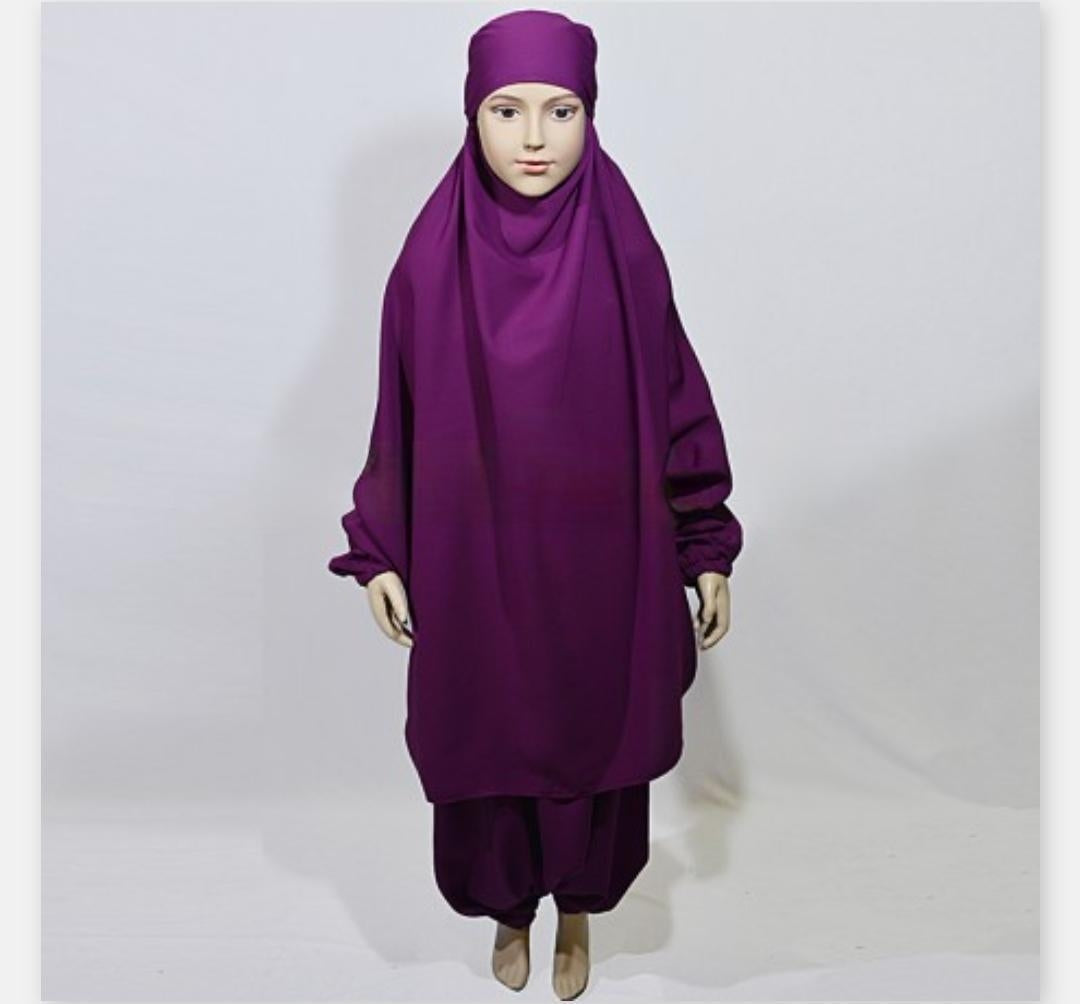 Coffret confort fille tapis de prière jilbab apprendre prière