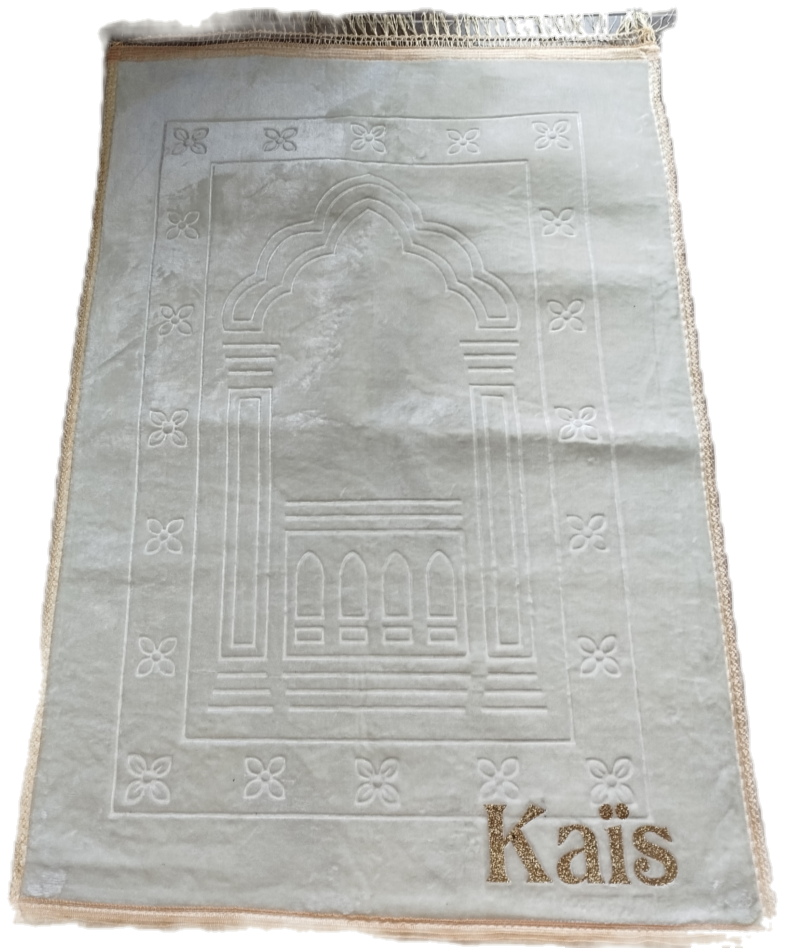 Coffret prière personnalisé confort homme Saint Coran Tapis de prière personnalisable citadelle du musulman musc tasbih