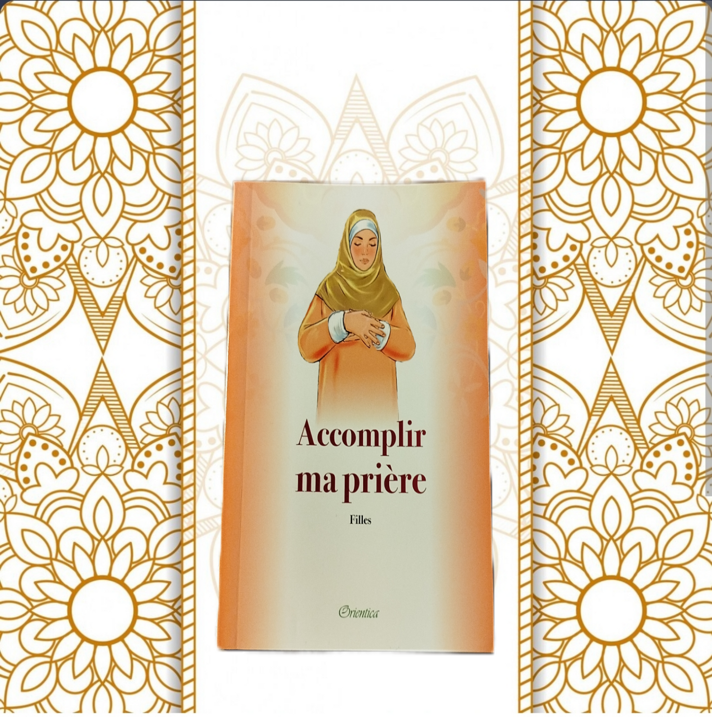 Coffret confort personnalisé prière pour fille jilbab 2 pièces tapis de prière personnalisable citadelle du petit musulman le livre apprendre la prière t