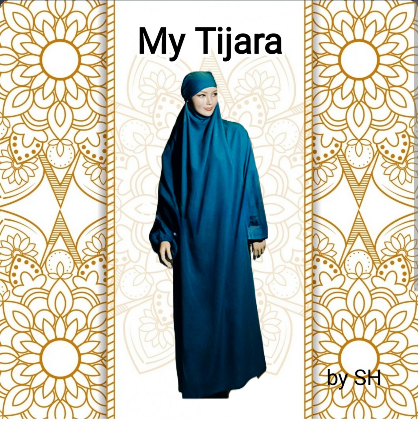 Coffret prière personnalisé essentiel femme prière Jilbab une pièce tapis de prière musc tasbih