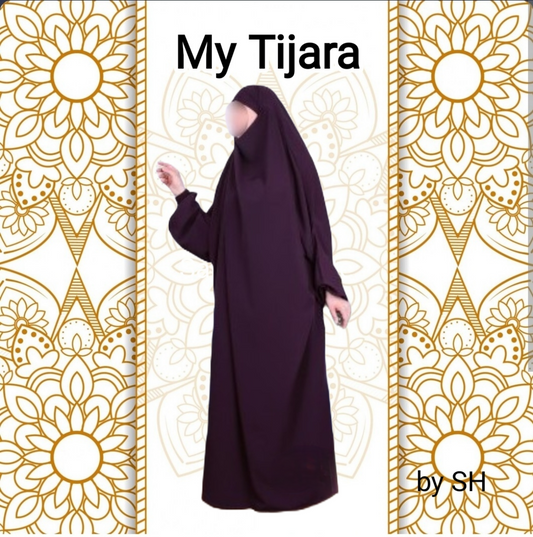 Coffret prière islam jilbab femme Jilbab 1 pièce habit de prière musc El Nabil tasbih