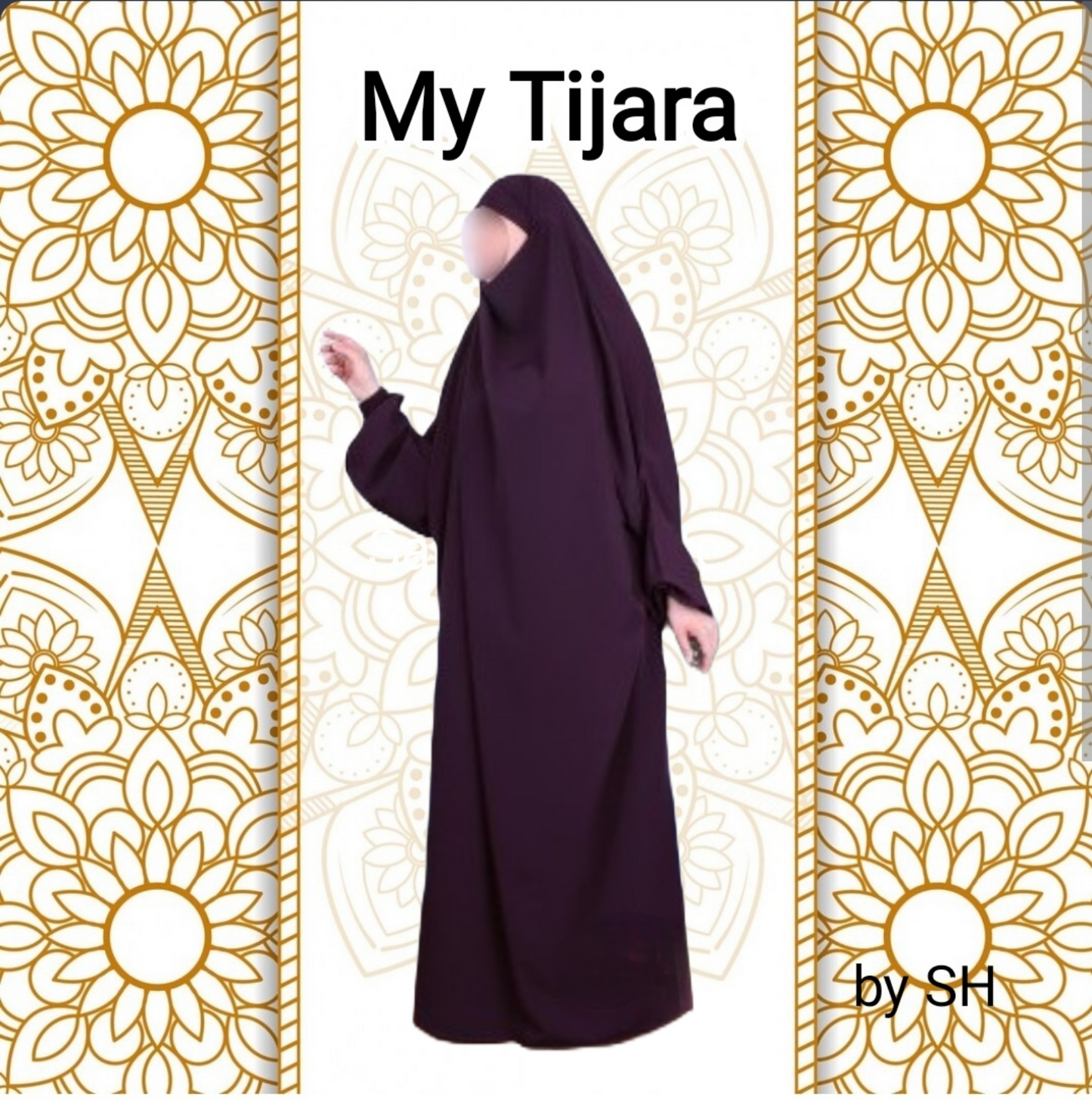 My Tijara Jilbab 1 pièce femme taille unique prière