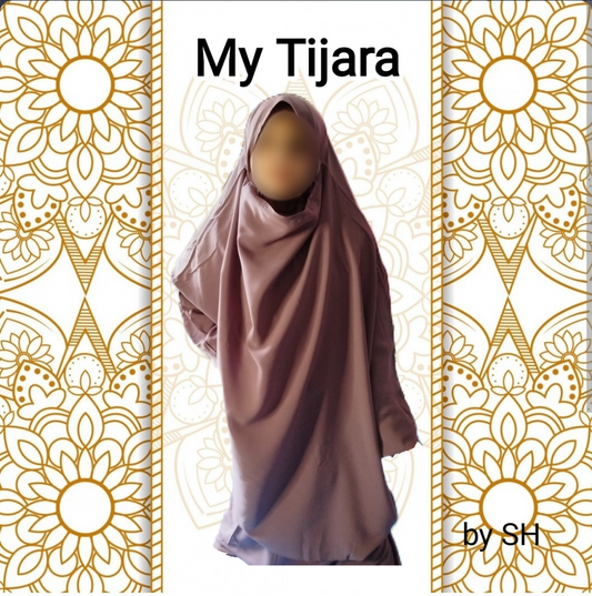 Coffret prière islam Jilbab enfant 2 pièces musc et tasbih jeune musulmane