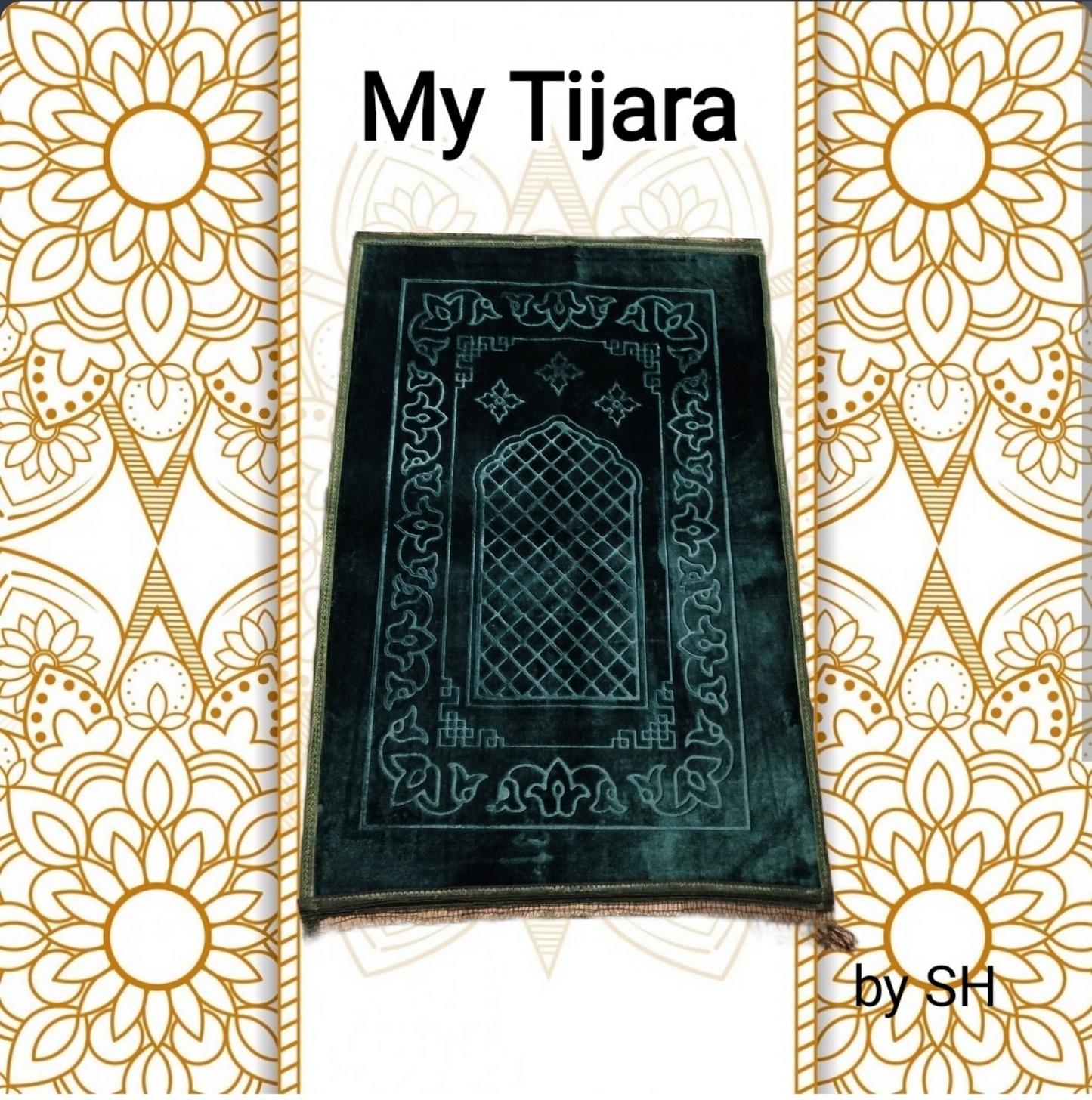 Tapis de prière velours confortable aid, fête religieuse, ramadan, coffret islam, coffret islamique, coffret cadeau, tapis de prière
