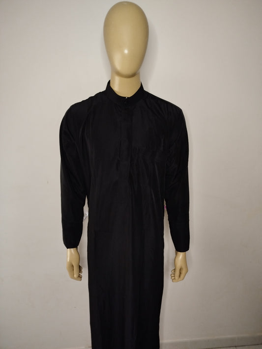 Qamis manche longue noir