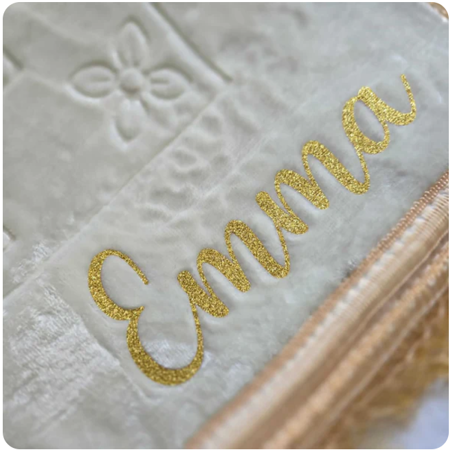 Tapis de prière personnalisé coffret prière.