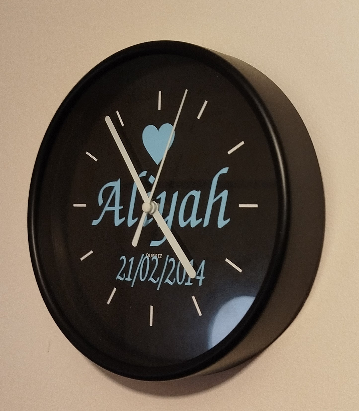 Horloge personnalisé enfant adulte