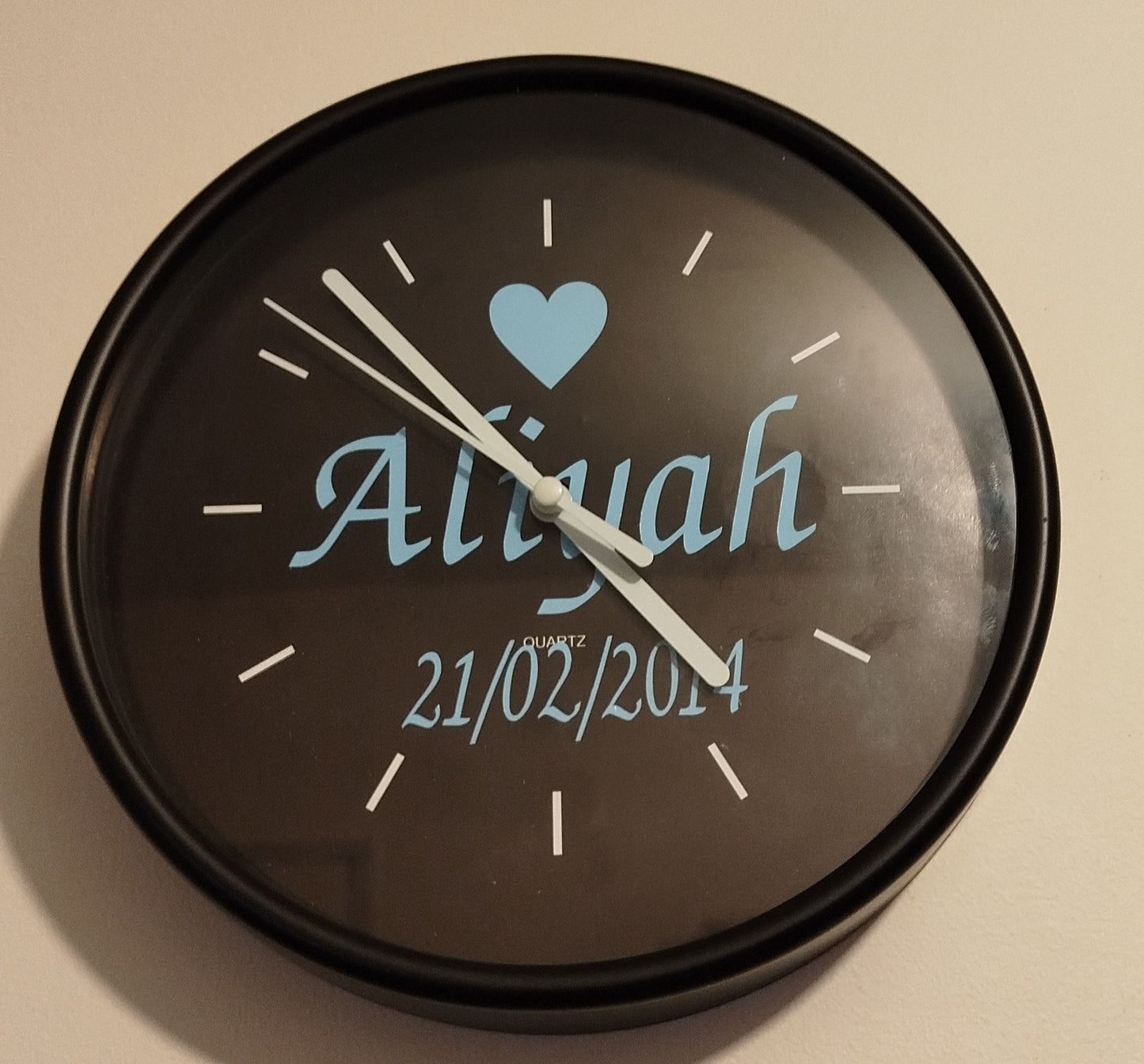 Horloge personnalisé enfant adulte